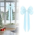 thumbnail image 2 of Bow Decor Large Bow for Room, Coquette Giant Ribbon Tie for Christmas Birthday Party Backdrop Wall Decor(White,40 x 80Inches), 2 of 4