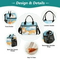 thumbnail image 3 of Ckdifva Giraffe in Clouds Cooler Bag Cooler Cooling Tote Lunch Bag Lunch Box Front Pocket with Shoulder Strap, 3 of 6
