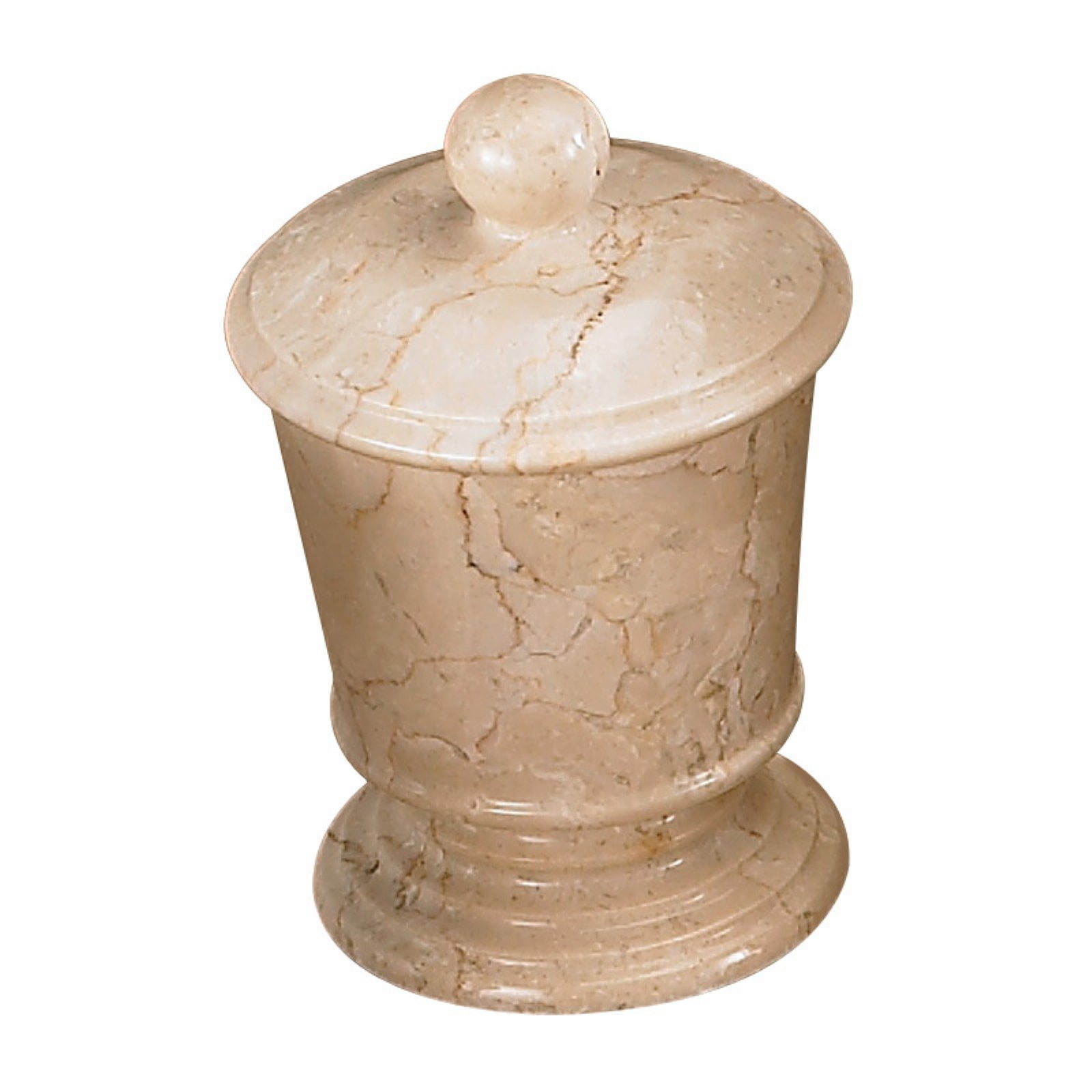 Creative Home Pedestal Marble Cotton Ball Holder