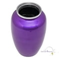 thumbnail image 3 of Eternal Harmony Cremation Urn for Human Ashes | Memorial Urn Carefully Handcrafted with Elegant Finishes to Honor Your Loved One | Elegant and Affordable Urn Large Size with Velvet Bag (Purple), 3 of 5