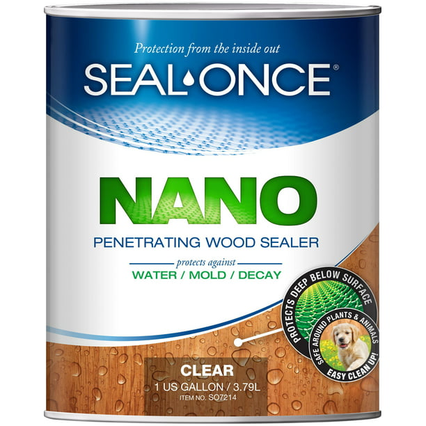 Seal Once Nano Penetrating Wood Sealer, Best Wood Sealer For Outdoor Furniture