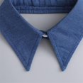 thumbnail image 3 of Zhengup Fake Collar Detachable Dickey Collar Blouse Half Shirts Peter Pan Lapel Shirt Collar Faux False Collar for Women Girls, 3 of 7