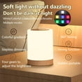 thumbnail image 3 of Night Light Touch Sensor Lamp Mini Bedside Table Lamp with 16 Colors RGB, Portable RGB Color Changing Lamp LED Night Light for Bedroom, Living Room, 3 of 9