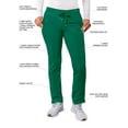 thumbnail image 3 of Adar Addition Scrubs For Women - Skinny Leg Cargo Drawstring Scrub Pants, 3 of 7