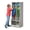 Gray/Key Lime, variant on 2 Section Coat Locker with Step   - Gray