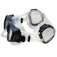 thumbnail image 2 of IST ProEar Dive Mask with Ear Covers, Scuba Diving Pressure Equalization Gear, Tempered Glass Twin Lens (Black), 2 of 2