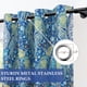 thumbnail image 4 of Cortinas DriftAway con estampado de pavo real, 132 x 160 cm, 80% opacas, 4 of 8
