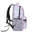 thumbnail image 3 of Gaeub Purple Butterfly Ergonomic Lightweight Laptop Backpack - Multiple Pockets for School, Work, Travel, Outdoor Activities -One Size, 3 of 5