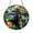 Acrylic 3.5 Inch, variant on Silverback Gorilla Stained Glass Style Ornament Window Hanging, Wildlife Animal Art Panel, Decorative Glass Accent Gift