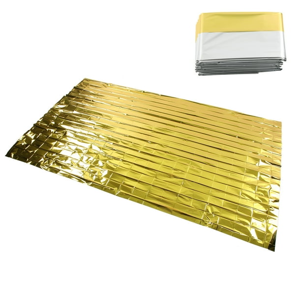 Sacos de dormir de emergencia, 3 mantas de emergencia, mantas térmicas de emergencia, mantas de emergencia de supervivencia de alta capacidad
