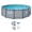 Grey FiltraBoost Pump (14ft x 42in), variant on Funsicle 14ft x 42in Round Oasis Designer Above Ground Pool, Oak Herringbone with SkimmerPlus Filter Pump, Age 6 & up
