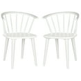 thumbnail image 3 of SAFAVIEH Blanchard Mid-Century Curved Spindle Side Chair, White, 3 of 10