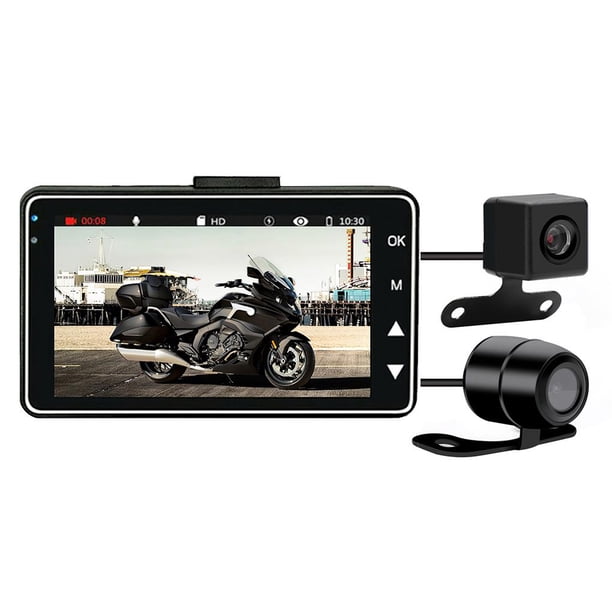 Cámaras Duales Grabadora De Conducción De Motocicletas Dvr A Prueba De Agua Grabación En Bucle Grabadora De Conducción 1080P 720P Guardurnaity VI007109-00