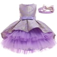 thumbnail image 1 of Robes de Fête Asymétriques pour Filles Princesse pour Filles Robes de Bal Robe, 1 of 5