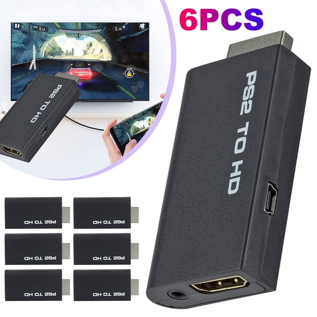 Likrtyny Para PS2 a HDMI-Convertidor audio y video Consola juegos Adaptador HDTV