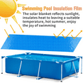 thumbnail image 3 of Heavy Duty Waterproof Rectangle Inflatable Swimming Pool Cover-87"x59"-, 3 of 6