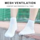 thumbnail image 4 of Medias de algodón para mujer, calcetines deportivos de tubo medio de malla de verano de algodón fino de tubo corto para mujer, 4 of 5