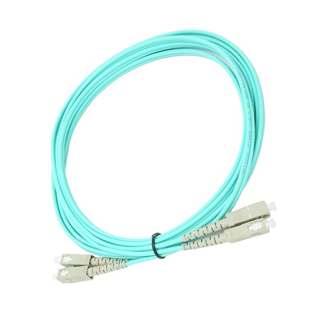 Cable de Conexión de Fibra Cable óptico Multimodo de Doble Núcleo SC / UPC SC / UPC Fibra óptica para Transmisión de Datos 3 Metros / 33yd con Protección Antipolvo ANGGREK Otros