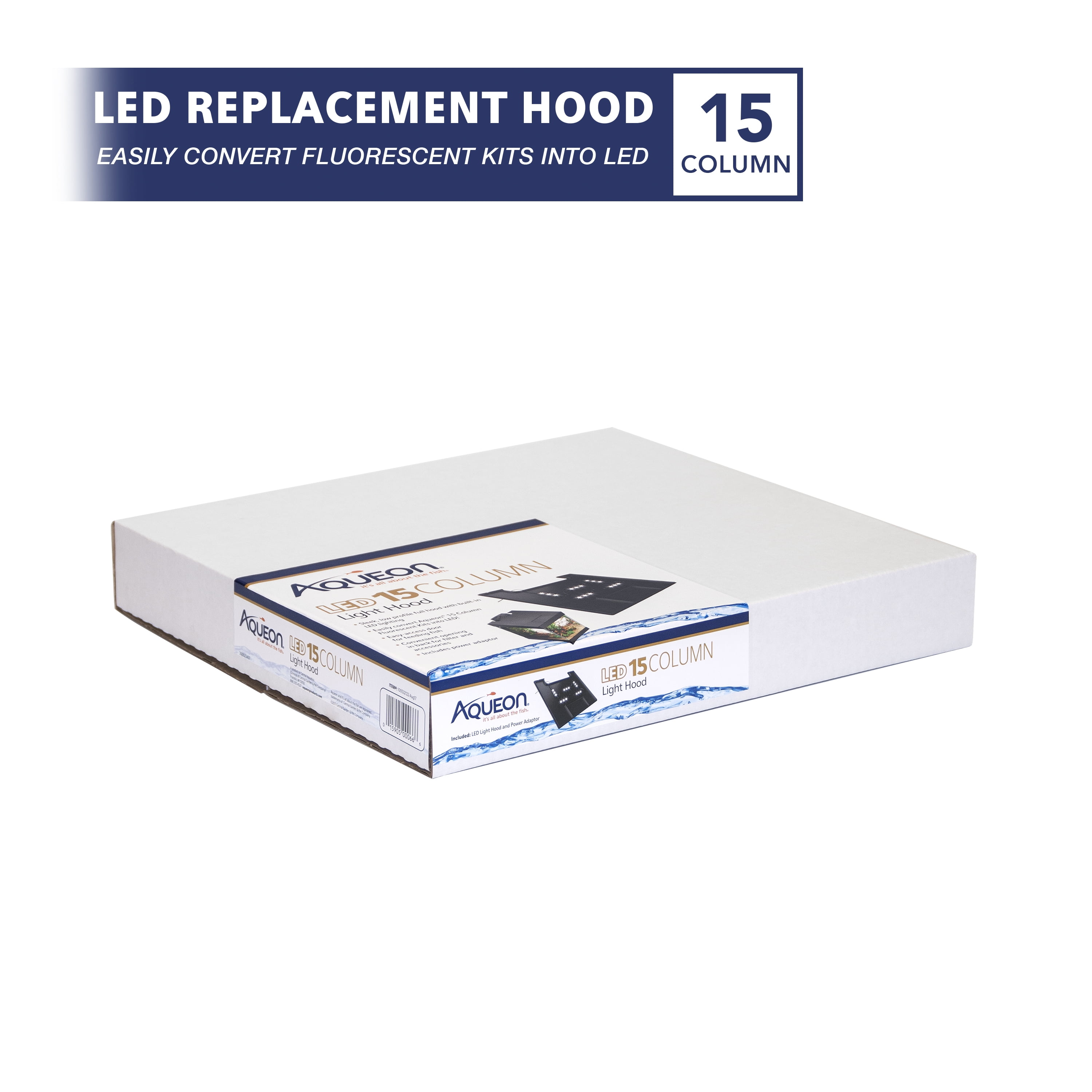 Aqueon 15 Column LED Replacement Hood 15 Column