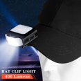 thumbnail image 4 of Sensor Hat Clip Light Faro COB LED Camping Pesca Faro (Negro), 4 of 9