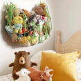 thumbnail image 3 of Stuffed Animal Hammock Corner Wall Stuffed Animal Net or Hammock for Stuff Animal Storage Plush Toy Holder Boho Macrame Toy Display for Nursery Playroom Kid's Room, 3 of 11