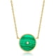 thumbnail image 1 of 925 Necklace for Women Natural Malachite Engagement Fine Jewelry, 1 of 2