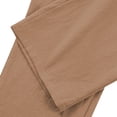 thumbnail image 6 of Stamzod Pants for Men Casual Elastic Waist Cotton Lounge Pants with Pocket Summer Vacation Beach Pants Brown-5 S, 6 of 7