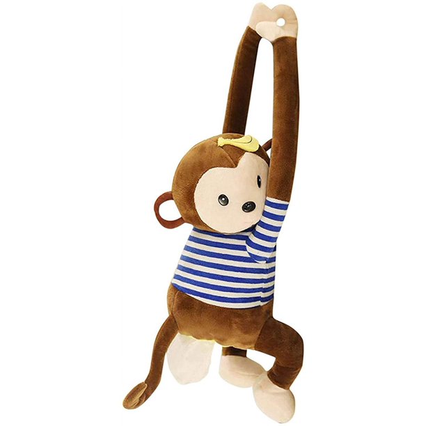 Dispensador de toallas de papel Blue Monkey Dispensador de toallas de papel montado en la pared Creative Monkey Dispensador de toallas de papel montado en la pared Contenedor multifuncional Dispensado