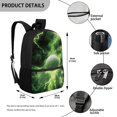 thumbnail image 5 of Uourmeti Personalized Backpack for Work School, 17 Inch Durable School Backpack, Golf Ball Pattern, 5 of 6