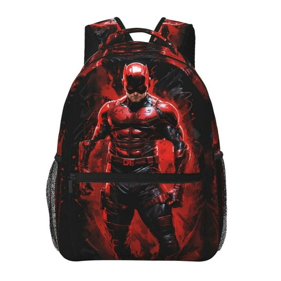 Daredevil Backpack Cute Printed Lightweight Casual Unisex Laptop Computer Bookbag School Hiking Work Business Travel Daypacks Gifts