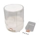 thumbnail image 1 of Dispensador de granos giratorio de 360 grados, de plástico, con 6 compartimentos, para arroz y frijoles, color blanco, 6,5 kg/14,3 lb, 1 of 14