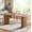 Warm Brown, variant on Fnova 63" Rectangular Modern Dining Table, Wooden Modern Kitchen Table for 6 People for Dining Room, Brown (Chairs Not Included)
