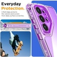 thumbnail image 4 of AICase for Samsung Galaxy S26 Ultra Case Clear 3 in 1 Heavy Duty Drop Protection Full Body Rugged Shockproof/Dust Proof 3-Layer Military Protective Tough Durable Cover,Transparent Purple, 4 of 11