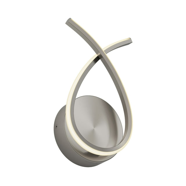 Artika Gamma Applique Murale Moderne à DEL Nickel Brossé 5 CCT Éclairage d'Accent