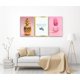 thumbnail image 2 of Set De 3 Cuadros Decorativos Para Recamara Piñas Color Ideas Creativas Cuadro sublimado en tela, 2 of 2