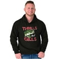 thumbnail image 5 of Fisherman Life Thrills and Gills Hoodie Sweatshirt Women Men Brisco Brands M, 5 of 6