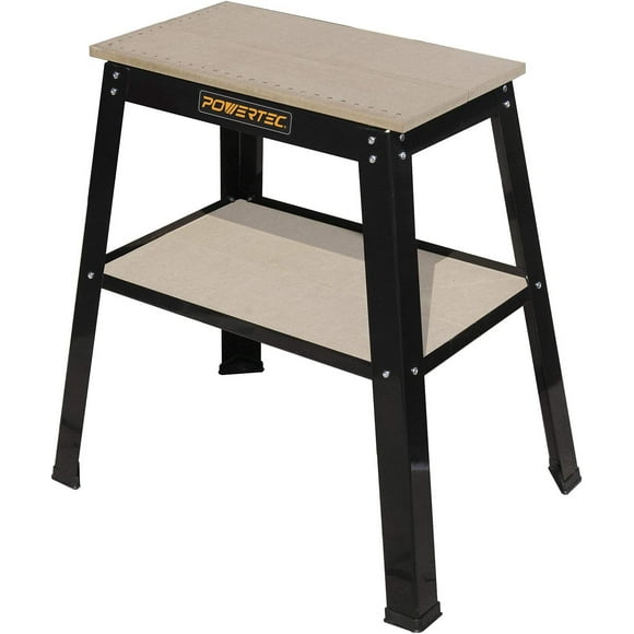 Tool Stand, MDF Split Top Expands to 20"x25", 32" Work Height Power Tool Stand for Drill Press, Belt Sander, Bench Grinder, Band Saw, Scroll saw, and Planer (UT1002)