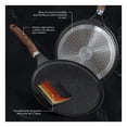 thumbnail image 3 of Crepera con Revestimiento Antiadherente de Mármol, Comal de Cocina Cookify (Negro, 28 cm), 3 of 8