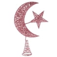 thumbnail image 1 of Christmas Star Moon Tree Topper Festival Holiday Ornament Xmas Decoration, 1 of 8