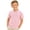 AP16_Light pink, variant on Lumtrix Boys Solid Uniform Short-Sleeve Polo Shirt | Breathable Short Sleeve Tops Collared Button Down Tees Light pink 130