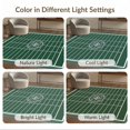 thumbnail image 7 of ODIKA 6'x9' Washable Area Rug Easy Care, Non-Shedding, Hash Training Grid Rugby Soccer Doormat Football Coaches Field Playful for Queen Size Bedroom Under Bed Master Suite, 7 of 7