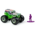 thumbnail image 2 of Monster Jam, Official Grave Digger Monster Truck, Die-Cast Vehicle, Arena Favorites Series, 1:64 Scale, 2 of 4