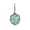 Light Blue/Gray, variant on Hampton Nautical Light Blue Japanese Glass Ball Fishing Float with Brown Netting Decoration 3"