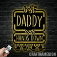 thumbnail image 4 of Craftnamesign Custom Best Popop Ever Metal Wall Art LED Light, Personalized Name Sign, 4 of 5
