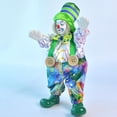 thumbnail image 5 of Misright Ceramic Clown Doll Model Figure Movable Wire Frame Body Halloween Decoration, 5 of 7