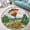 Dad Rocks Kite, variant on Round Rug, Thanksgiving Panda 3 Soft Washable Carpet, Non-Slip Floor Mat for Living Room Bedroom Home Decor 24 Inch