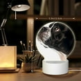 thumbnail image 6 of Daiia Black And White Boston Terrier Pattern Acrylic Night Light, LED Touch Light, Bedroom Night Light, Soft Glowing Lamp Perfect Gift for Mother's Day, Birthday, or Christmas, 6 of 9