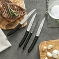 thumbnail image 4 of Au Nain Steak Knives Le Thiers Prince Gastronome Black Handle Stainless Steel Blade Set-4 Boxed, 4 of 4