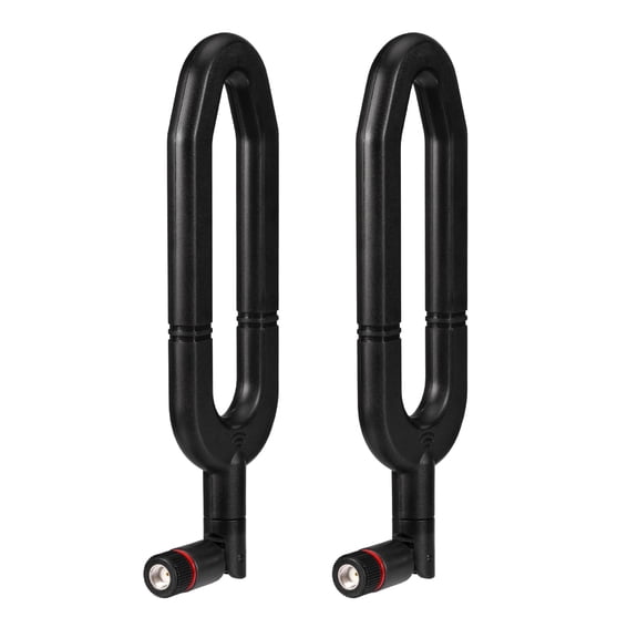 Eightwood WiFi Antenna 2.4GHz 5GHz 5.8GHz Dual Band WLAN RP-SMA Male 6dBi Mimo Antenna for PCIe Network Card, USB Adapter, Wireless Camera Monitor 2Pcs