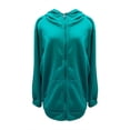 thumbnail image 4 of Baberdicy Zip up Hoodie Women, Women's Cute Hoodies Teen Girl Fall Jacket Oversized Sweatshirts Casual Clothes Zip up Hoodie with Pocket Essentials Hoodie Green, 4 of 5
